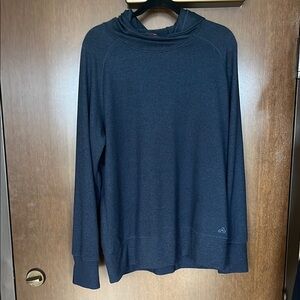 Mens Navy Blue Lightweight Hoodie Eastern Mountain Sports Large